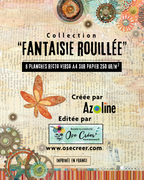 Collection Papiers Fantaisie Rouillée (Azoline)