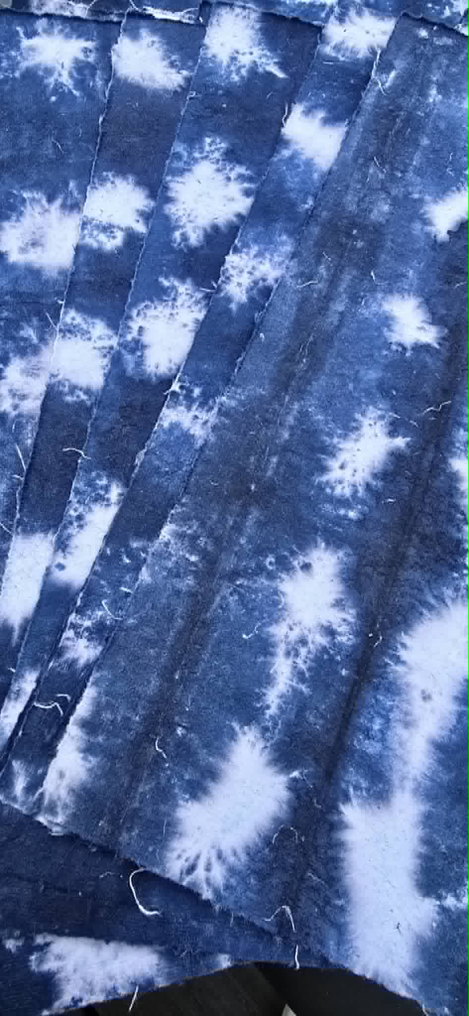 Papier Coton Indigo ARTISANAL AKASH