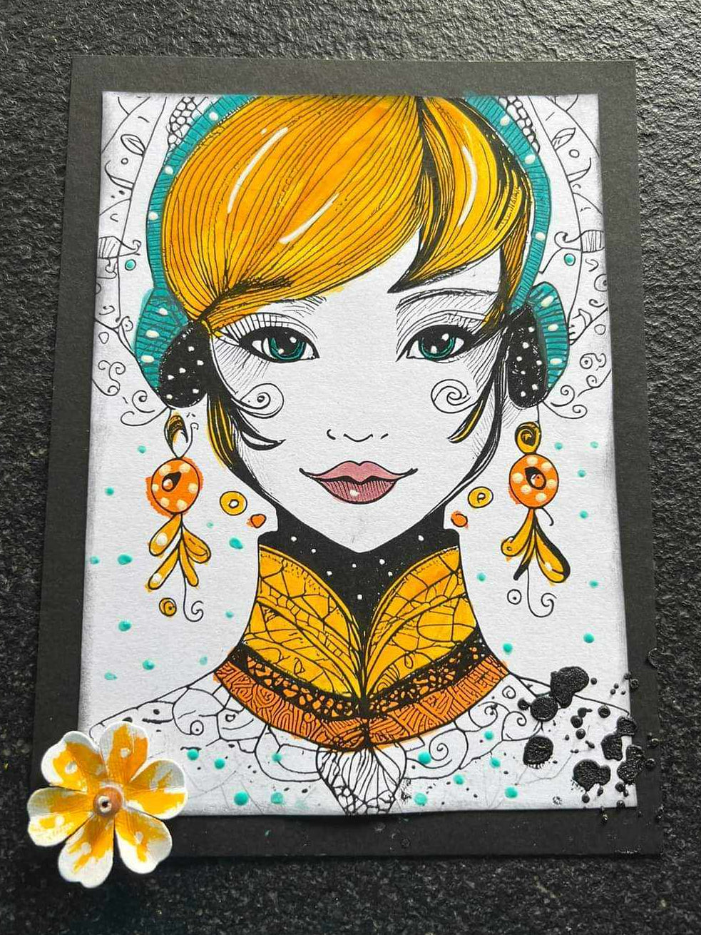 des papiers à coloriser selon vos gouts une exclusivité Ose Creer