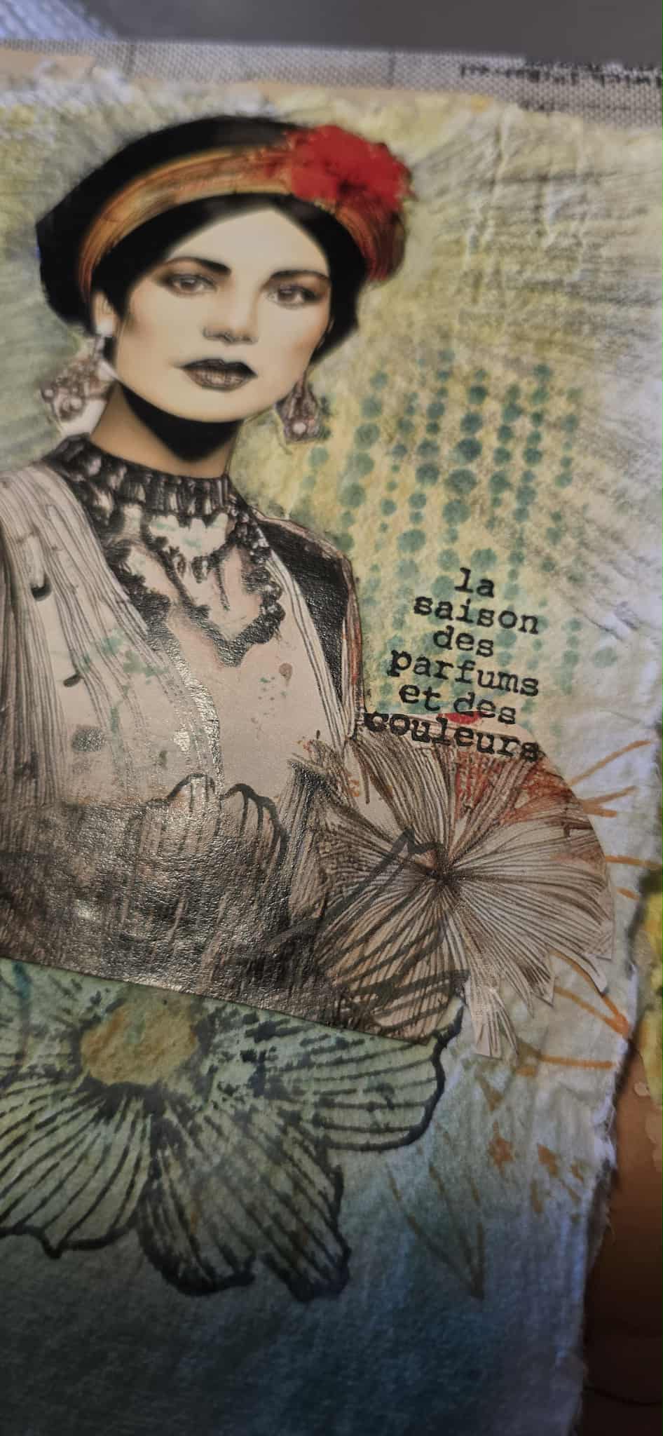Carnet coton couture japonaise 15x21