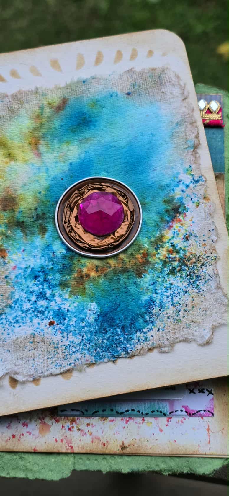 Carnet coton couture Japonaise 13X18