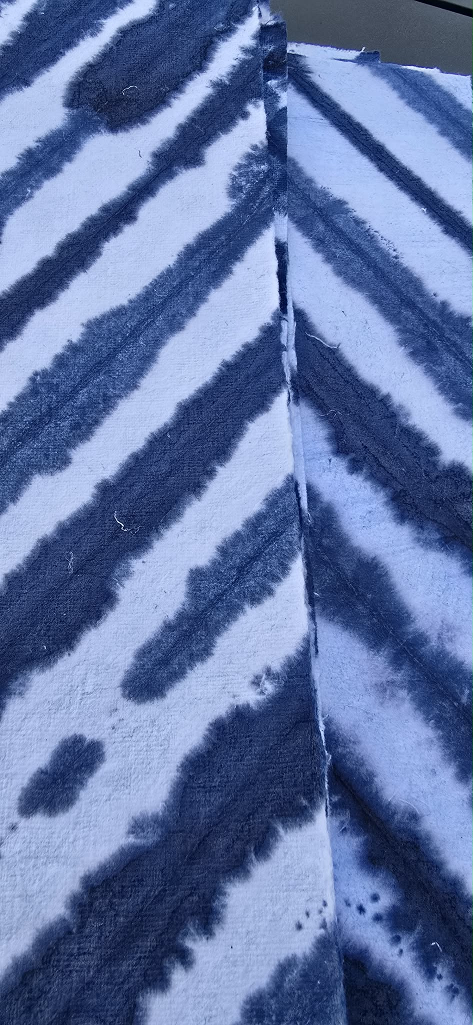 Papier Coton Indigo ARTISANAL AKASH
