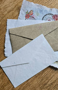 Enveloppe papier chiffon
