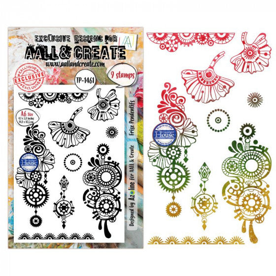 Tampon Clear - Frise Pendentifs - AALL and Create - Azoline